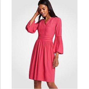 NWOT Ann Taylor fit and flare dress bell sleeves